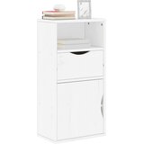  Bočni ormarić s ladicom ODDA bijeli 40x24x79 cm puno drvo bor | shoptok.hr
