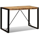  Blagovaonski Stol Masivno Grubo Obrađeno Drvo Manga 120 cm | shoptok.hr