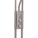 vidaXL Stojeća svjetiljka 18 W srebrna 180 cm prigušiva | shoptok.hr