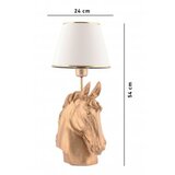 Opviq stona lampa horse white gold