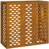 vidaXL Corten jeklo Vremensko odporna jeklo 110 x 50 x 105 cm | Shoptok.si