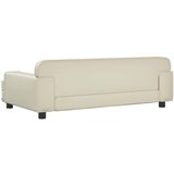  Krevet za pse krem 90 x 53 x 30 cm od umjetne kože | shoptok.hr