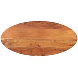 Stolna ploča 90x40x3,8 cm ovalna od masivnog drva bagrema | shoptok.hr