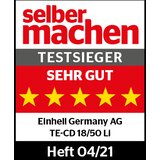 Einhell set akumulatorska bušilica te-cd 18/50 li bl + 2,5 ah starter kit | Eponuda.com