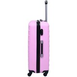  3-dijelni set čvrstih kovčega ružičasti ABS | shoptok.hr