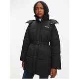 Calvin Klein Black Women's Quilted Winter Coat with Hood - Women | Shoptok.si