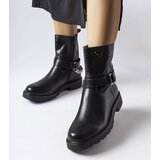 Gemre Black lace-up ankle boots with chain Procopio | ePonuda.com