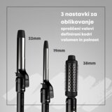 REVAMP MULTI-STYLE REVOLVE 3-IN-1 REVOLVING STYLER CL-3500 ROTACISKI OBLIKOVALNIK LAS | Shoptok.si
