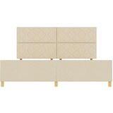 vidaXL okvir za krevet krem 200x200 cm tekstil | shoptok.hr
