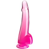 King Cock CLEAR - DILDO WITH TESTICLES 19 CM PINK Cene