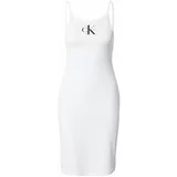 Calvin Klein Swimwear Obleka za na plažo črna / bela