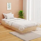 Posteljni okvir iz trdnega lesa 90x190 cm 3FT, (20646356)
