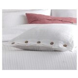 Mila Home Luxury Bijela posteljina za krevet za jednu osobu od renforce pamuka 140x200 cm Como Striped – | shoptok.hr