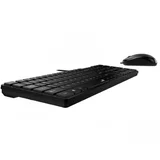 SlimStar C126 USB US crna tastatura+ USB crni miš