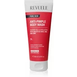 Revuele Pure Skin Anti-Pimple eksfoliacijski gel za prhanje proti aknam 200 ml