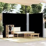  Uvlačiva bočna tenda crna 180 x 600 cm | shoptok.hr