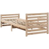  Raztezno posteljno okvir za otroke Rjava 80 x 130 / 165 / 200 cm | Shoptok.si