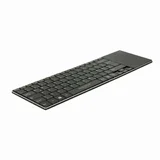 tipkovnica brezžična touchpad črna de razporeditev tipk
