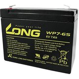 Long WP7-6S WP7-6S svinčeni akumulator 6 V 7 Ah svinčevo-koprenast (Š x V x G) 116 x 99 x 50 mm ploščati vtič 4\,8 mm nizko samopraznjenje\, brez vzdrževanja, (20438379) | Shoptok.si