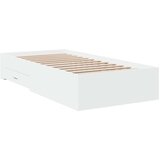  Okvir za krevet s ladicama bijeli 100x200 cm konstruirano drvo | shoptok.hr