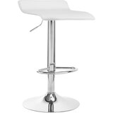 Shumee 4Rico QS-B08 eko barski stol, belo usnje, (21387774) Cene
