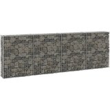 vidaXL Gabionski zid s poklopcima od pocinčanog čelika 300x30x100 cm Cijene