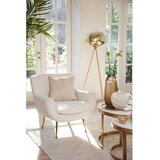 Light & Living Kremno bel fotelj iz tkanine bouclé Vinstra – | Shoptok.si