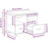  Haldna klop z blazino s predalom Črna Orehovina 60 x 38 x 46 cm, (5000155713) | Shoptok.si