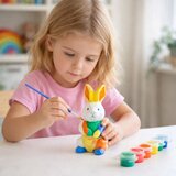  Easter Set Styrofoam Eggs 3pcs Bunny Figurine Paints | Shoptok.si