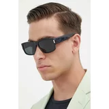 Saint Laurent Sončna očala moška, črna barva, SL 689
