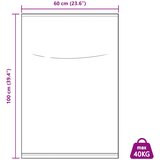  Tkanine vreće 50 pcs Bijela 60 x 100 cm PP | Shoptok.si