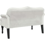  Klupa s jastucima Krem 120 5 x 65 x 75 cm baršunasta | shoptok.hr