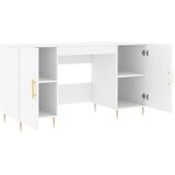  Radni stol bijeli 140 x 50 x 75 cm od konstruiranog drva | shoptok.hr