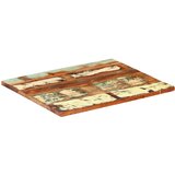 vidaXL Pravokutna stolna ploča 60 x 70 cm 25 - 27 mm obnovljeno drvo | shoptok.hr