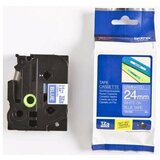 Brother Standardna laminirana traka TZe 24 mm, Bela na modri Cijene