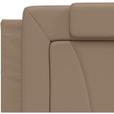  Krevet Viana s madracem cappuccino 200x200cm umjetna koža Slike