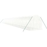  Rastlinjak z jeklenim okvirjem bel 44 m² 22x2x2 m | Shoptok.si