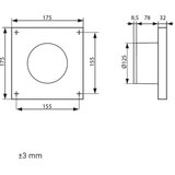  Dalap 41096 - Aksijalni ventilator 125 DARK 10W/230V | Eponuda.com