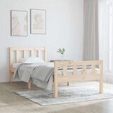  Posteljni okvir iz trdnega lesa 90x190 cm, (20906905) Cene
