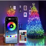led rgb usb svetleca traka sa daljinskim 10m menjanje boja u ritmu muzike novogodisnja rasveta sarene lampice za jelku