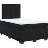  Krevet box spring s madracem crni 120 x 190 cm baršunasti | shoptok.hr
