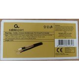 Gembird KABL-COAX-RG59+2X0.75 CCA/PVC/300M Koaksialni kabl sa napojnim kablom 2x0,75mm black 300m | ePonuda.com