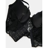 Sinsay Čipkasti korzet s ukrasnom mašnom | shoptok.hr
