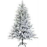  Umjetno božićno drvce s nogom 240 cm 300 LED lampica - Bijela 240 cm s LED svjetlima | shoptok.hr