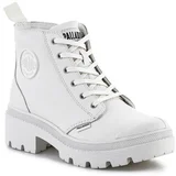 Visoke superge Pallabase Leather White black M Bela