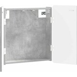 Kabinet za mete ZWOLLE Betonska siva 52,5 x 10,5 x 57,5 cm | shoptok.hr