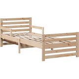  Krevet s produžetnim madracem s uzglavljem Smeđa 80 x 200 cm | shoptok.hr
