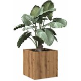 Maison Chic Cvetlično korito - Cvetlični Lonec artisan hrast 40x40x40 cm inženirski les, (21789612) | Shoptok.si