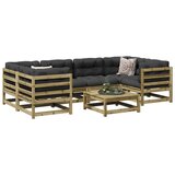 7-dijelni set vrtnih sofa od impregnirane borovine | shoptok.hr