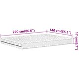  Madrac od pjene bijeli 140x220 cm tvrdoća H2 H3 | shoptok.hr